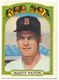1972 Topps Baseball Cards      144     Marty Pattin
